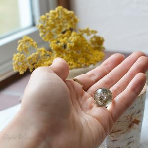 Dandelion Seeds Small Sphere Necklace