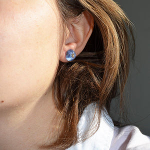 Moss stud earrings