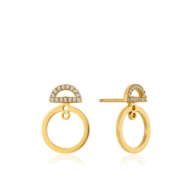 Touch of Sparkle Hoop Earrings by Ania Haie