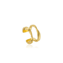 Load image into Gallery viewer, Gold Twist Ear Cuff