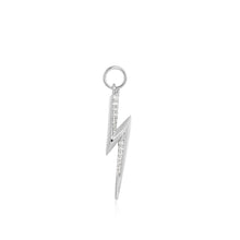 Load image into Gallery viewer, Silver Lightning Earring Charm