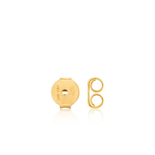 Load image into Gallery viewer, Gold Mother of Pearl and Kyoto Opal Stud Earrings