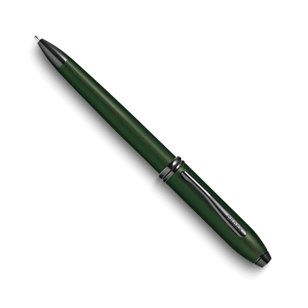Cross® Townsend Matte Green Micro-Knurl with Black PVD-plated Accents Ballpoint Pen