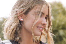 Load image into Gallery viewer, Limited Edition Round Sparkle Classic Earrings by MeditationRings