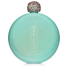 Load image into Gallery viewer, Glitter Flask | Aqua
