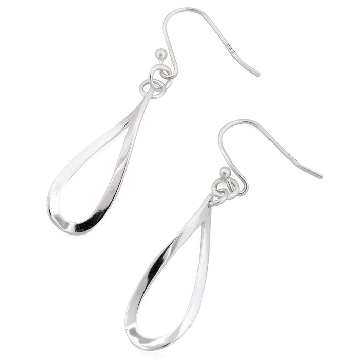 Sterling Silver Freeform Dangle Earrings