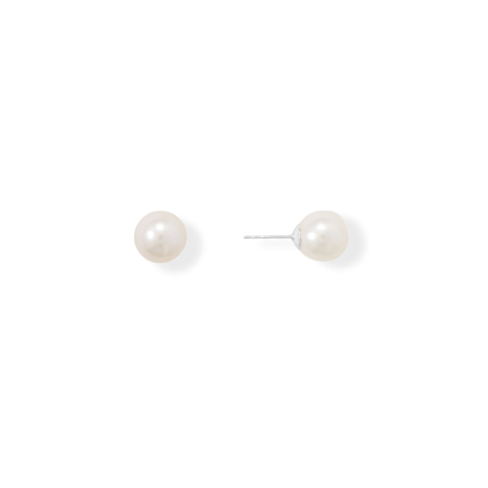 8.5mm Cultured Freshwater Pearl Stud Earrings