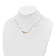 Load image into Gallery viewer, 14k Polished Diamond and Star with 1.75in ext. Necklace