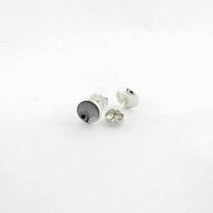 8mm Silver Cup Earrings - TheExCB