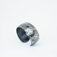 Load image into Gallery viewer, Stainless Mokume Cuff
