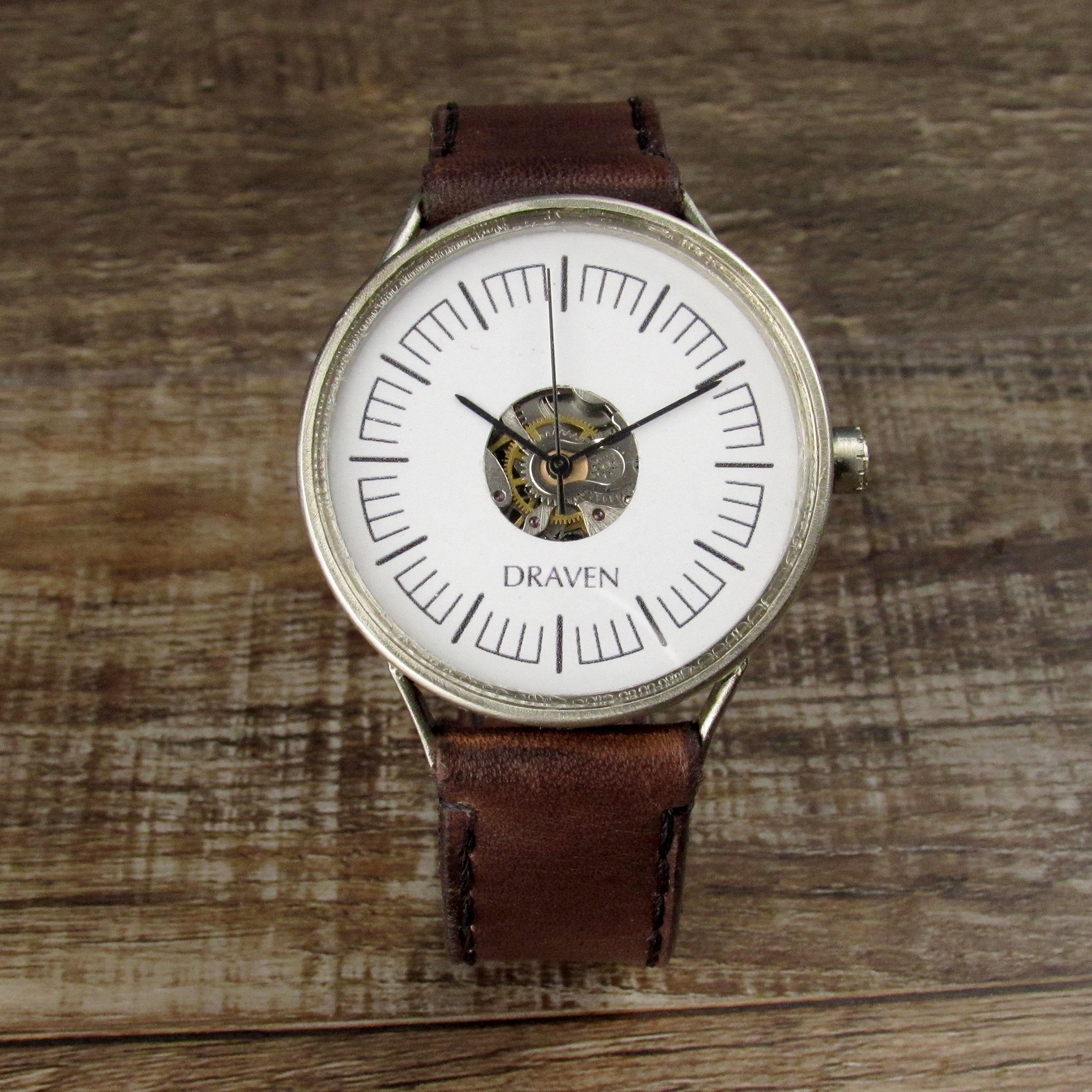 Monochromatic Watch Brown Strap