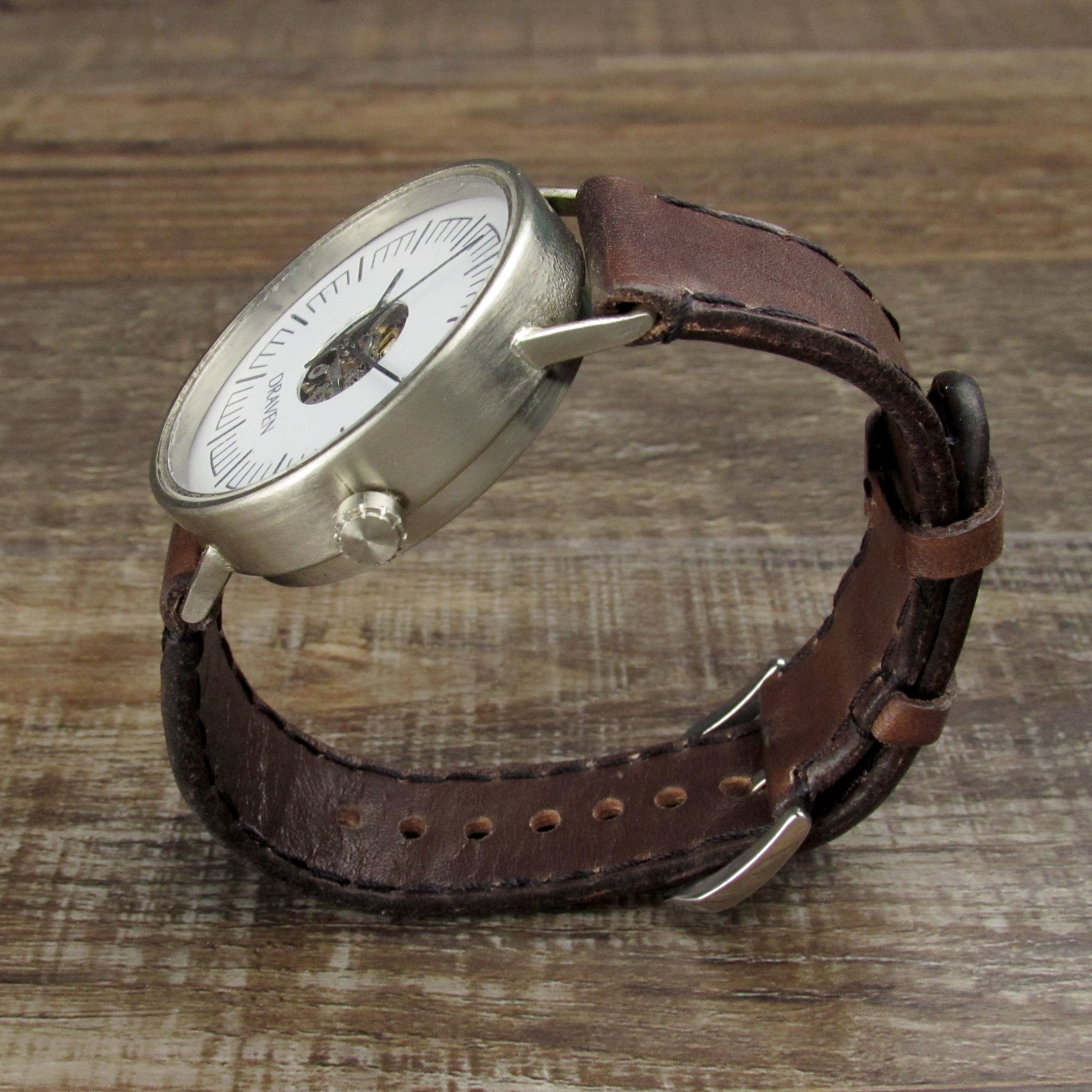 Monochromatic Watch Brown Strap