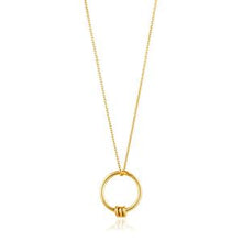 Load image into Gallery viewer, Gold Modern Circle Necklace