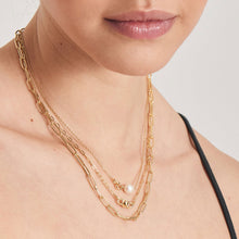 Load image into Gallery viewer, Gold Paperclip Chunky Chain Necklace
