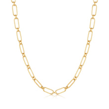 Load image into Gallery viewer, Gold Cable Connect Chunky Chain Necklace