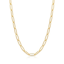 Load image into Gallery viewer, Gold Paperclip Chunky Chain Necklace