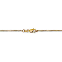 Load image into Gallery viewer, 14k 1mm D/C Spiga with Lobster Clasp Chain