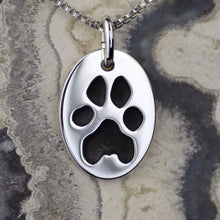 Load image into Gallery viewer, Custom Footprint, Pawprint, Drawing or Handwriting necklace