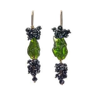 Voyageuse Collection Pennata drop earrings