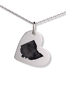 Ohio Heart Necklace