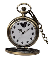 Load image into Gallery viewer, Black Squirrel with Acorns Pocket Watch