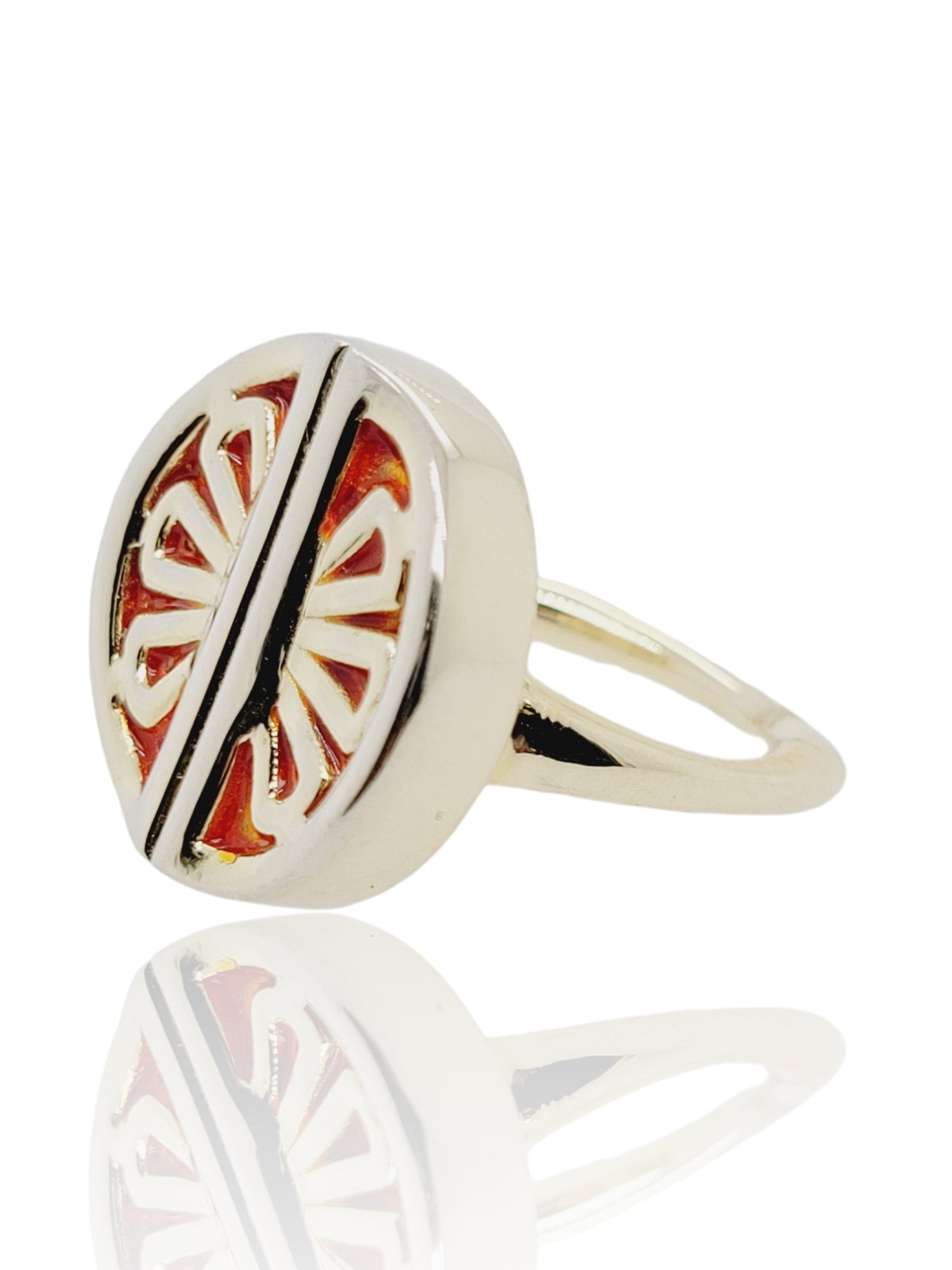 Fruition Citrus Ring w/Plique' a jour