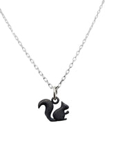 Load image into Gallery viewer, Black Squirrel Sterling Necklace