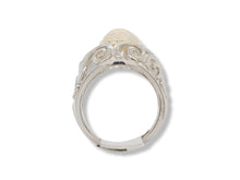 Load image into Gallery viewer, Opal Scroll Sterling Silver and 14k Ring