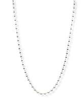 Load image into Gallery viewer, 24&quot; 3mm Sterling Silver Pallina Military Ball Chain