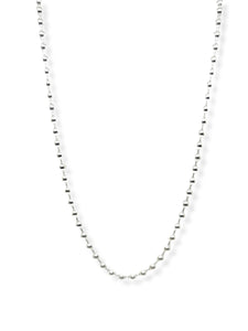 24" 3mm Sterling Silver Pallina Military Ball Chain