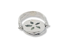 Load image into Gallery viewer, Sterling Silver Roman Glass Reversible Ring