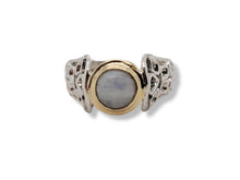 Load image into Gallery viewer, Gold and Sterling Moonstone Ring
