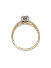 Load image into Gallery viewer, Estate 14k TT Engagement Ring .20ct