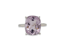 Load image into Gallery viewer, Pink Amethyst Sterling Ring