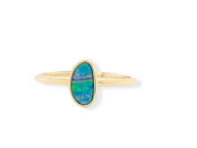 Load image into Gallery viewer, 14KY Australian Opal Doublet Ring