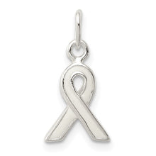 Load image into Gallery viewer, Sterling Silver White Enameled Awareness Charm