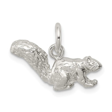 Sterling Silver Squirrel Charm