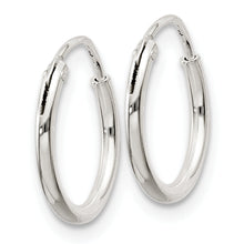 Load image into Gallery viewer, Sterling Silver 1.3mm Hoop Earrings