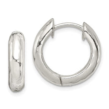 Load image into Gallery viewer, Sterling Silver Hinged Hoop Earrings