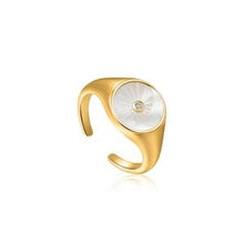 Load image into Gallery viewer, Eclipse Emblem Gold Adjustable Ring