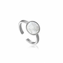 Load image into Gallery viewer, Sunbeam Emblem Silver Adjustable Ring