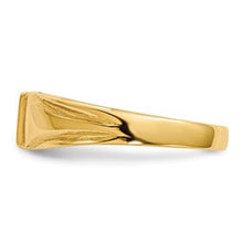Load image into Gallery viewer, 14k Child's Diamond Ring Mounting 4.5mmx4.5mm Closed Back