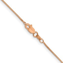 Load image into Gallery viewer, 14K Rose Gold 0.70MM Box Chain