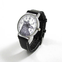 Load image into Gallery viewer, Raven King Black Leather Wrist Watch - TheExCB