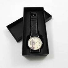 Load image into Gallery viewer, Anatomical Rib Black Leather Wrist Watch - TheExCB