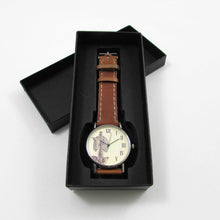 Load image into Gallery viewer, Anatomical Rib Brown Leather Wrist Watch - TheExCB