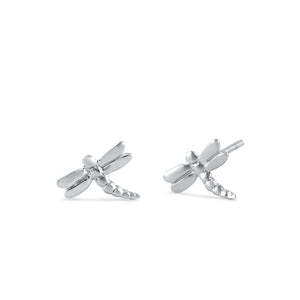 Sterling Silver Dragonfly Earrings