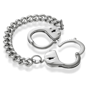Stainless Steel Hand-Cuff Bracelet 8"