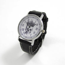 Load image into Gallery viewer, Skull King Black Leather Wrist Watch - TheExCB