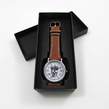 Load image into Gallery viewer, Skull King Brown Leather Wrist Watch - TheExCB